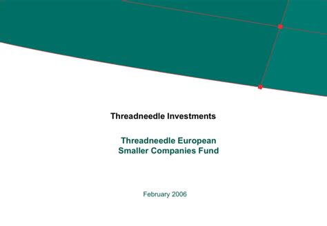 Threadneedle Investments Threadneedle European Smaller