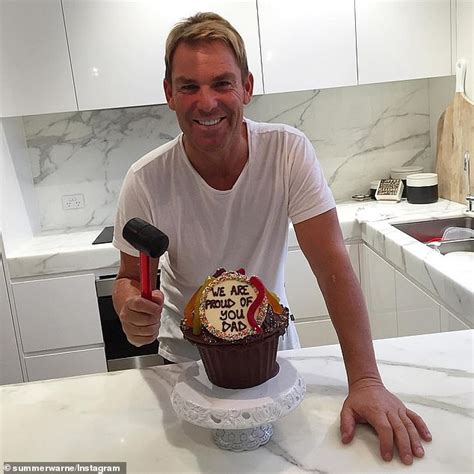 Shane Warne S Daughter Summer Reveals What The Cricketer Is Really Like Daily Mail Online