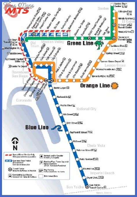 San Diego Metro Map