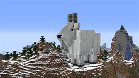 Goat Mob Statues Minecraft Map
