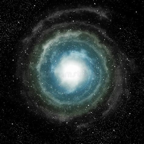 Spiral Galaxy In Deep Outer Space Stock Illustration Image 20283688