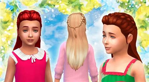 Mystufforigin Absolution Hairstyle For Girls • Sims 4 Hairs Sims 4