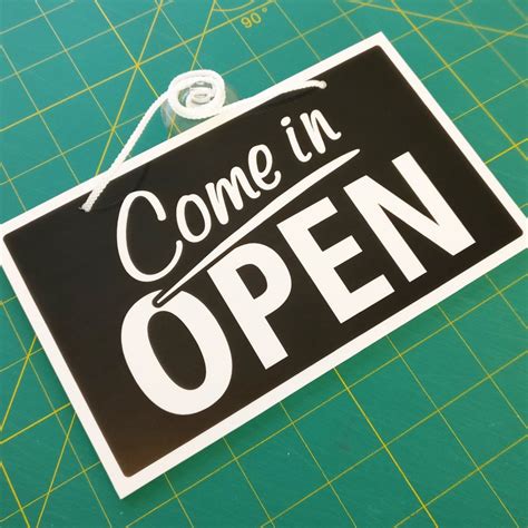 Come In Open Sorry Closed 3mm Rigid 120mm X 200mm Sign Shop Etsy Uk