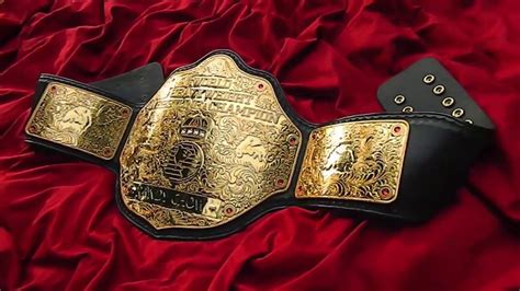 Real Wwe Style Big Gold World Heavyweight Championship Belt By Mike