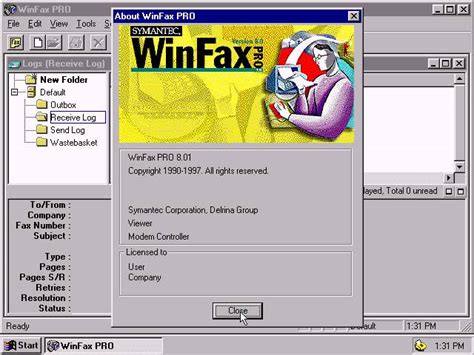 Winworld Winfax Pro 801 Splash
