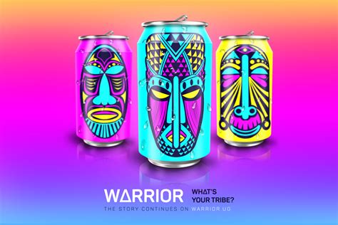 On the go! and it features, as the bottle's label boasts, pipius claw for vitamins, heart of targ for minerals and prune juice for that get up and go!!!! Warrior Energy Drink (Concept) on Packaging of the World ...