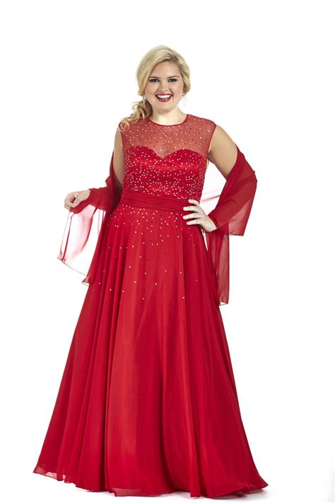 Specialising in formal dress hire and evening dress rentals. Sydneys Closet SC7170 Plus Size Scattered Stones Gown ...