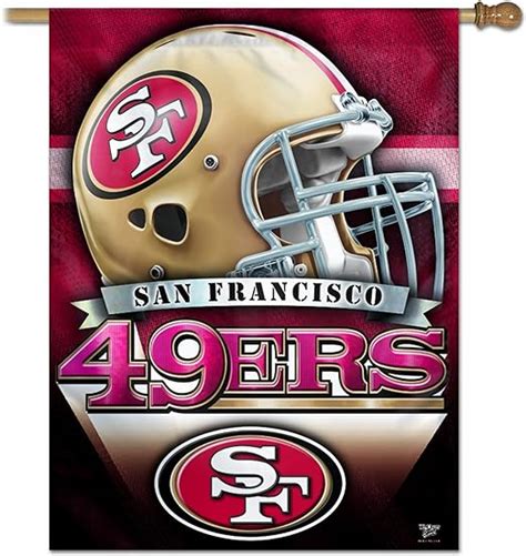 San Francisco 49ers Vertical Flag Outdoor Flags Sports