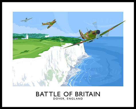Battle Of Britain Travel Poster James Kelly Art