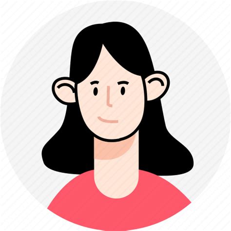 People Avatar Character Profile User Social Media Girl