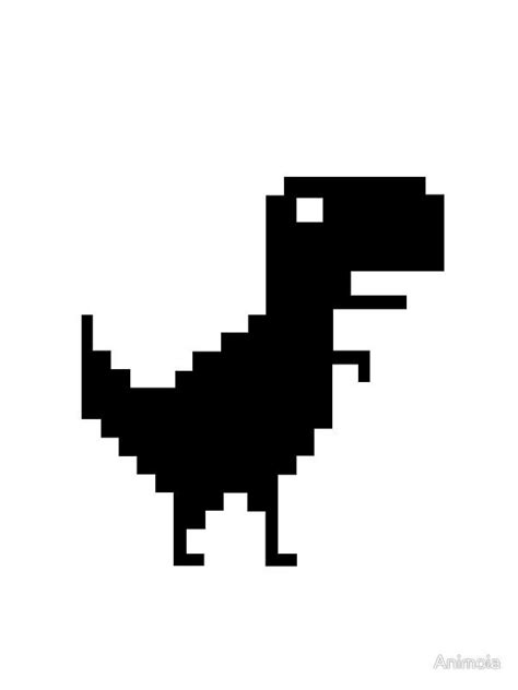 8-Bit Dinosaur by Animoia | Mini drawings, Art, Cool art drawings