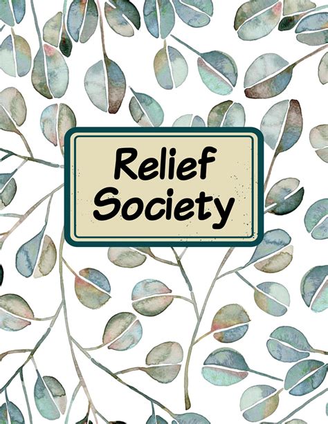 Relief Society Binder Tutorial Latterdayvillage Relief Society