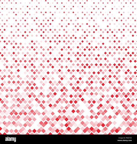Abstract Geometric Red Squares Pattern On White Background Vector
