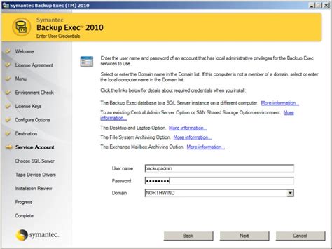 It also makes backup exec exchange aware so the the database transaction logs can be cleaned up and committed to the db. Backup Exec 2010