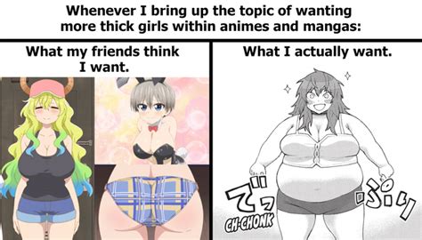 We Need More Fat Anime Girls Rfatadmirersmemes