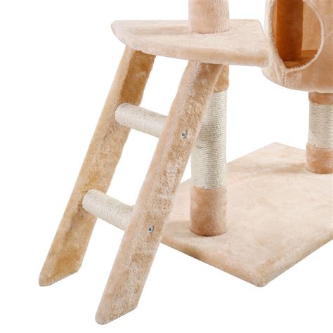 Use the slit ends to tie one corner of the fabric to each chair leg. PetPremium Cat Kitten Tree Tower Condo Indoor Hammock Bed Perch Modern Sturdy Scratcher ...
