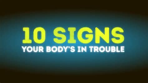10 Important Body Signs You Shouldnt Ignore Youtube