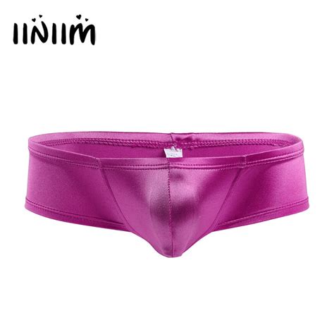 iefiel mens open pouch sissy penis wetlook sexy panties for men sheath bulge boxer shorts