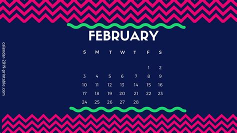 Download our free printable monthly calendar templates for february 2019 in word, excel and pdf formats. Calendar Wallpapers | Calendar Template Printable Tag