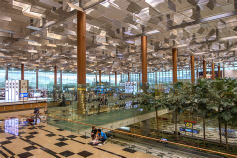 Changi airport has four main passenger terminals arranged in an elongated inverted 'u' shape. Singapore Changi Airport Terminal 3 | World's #1 airport ...