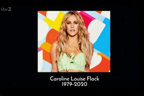 Caroline Flack Suicide ‘love Island Pays Tribute To ‘much Loved Host