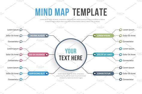 Mind Map Infographics ~ Graphics ~ Creative Market