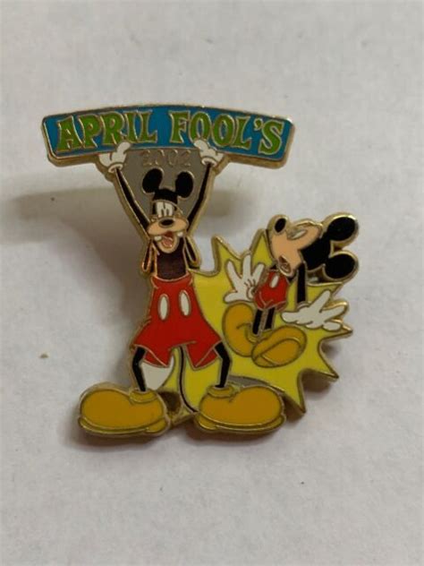 Disney Pin Goofy Mickey April Fools Day 2002 12 Months Of Magic Store