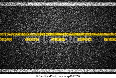 Asphalt Highway With Road Markings Background Canstock