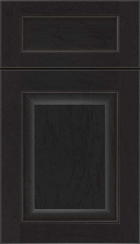 Charcoal Gray Cabinet Finish On Maple Kitchen Craft