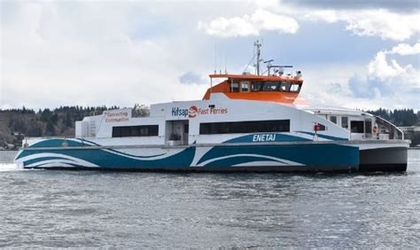 Kitsap Fast Ferry To Bremerton Down To One Boat