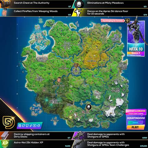 Fortnite Season 3 Week 10 Challenges Guide Cheat Sheet Pro Game Guides