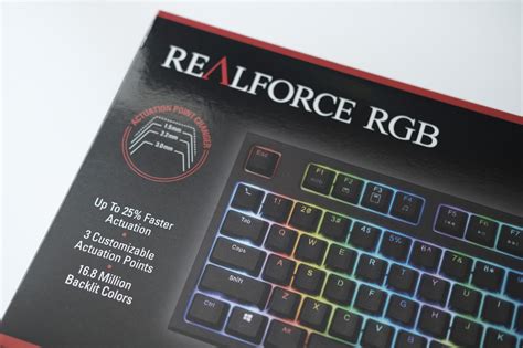 Topre Realforce Rgb Review The Keyboard Company