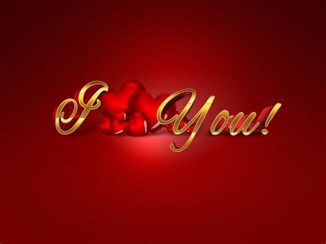 Premium Photo Words I Love You On Red Background