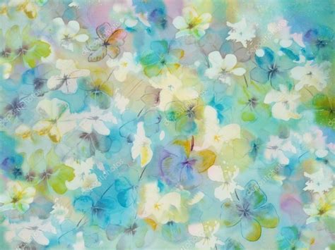 Flower Abstract In Pastel Colors An Original Modern