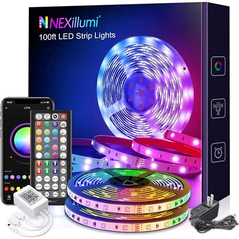 4mo Finance Nexillumi 100 Ft Led Lights For Bedroom With Remote