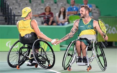 Rio 2016 Paralympic Games Wheelchair Tennis Dylan Alcott And Heath