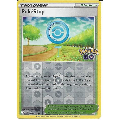 Pokemon Trading Card Game 068078 Poké Stop Uncommon Reverse Holo