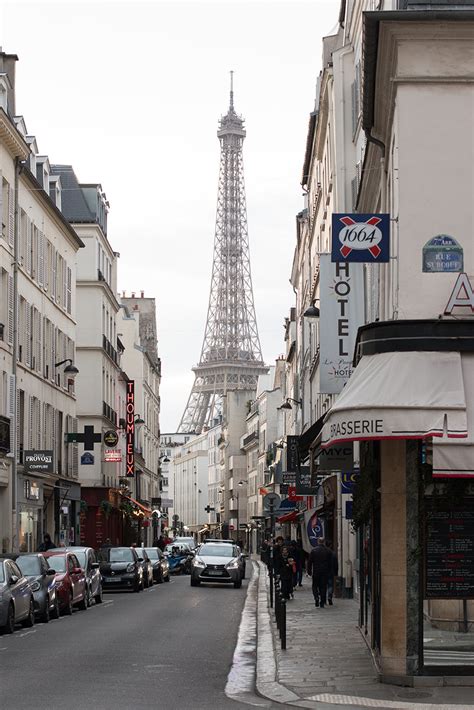 Eiffel Tower View On Rue Saint Dominique Everyday Parisian