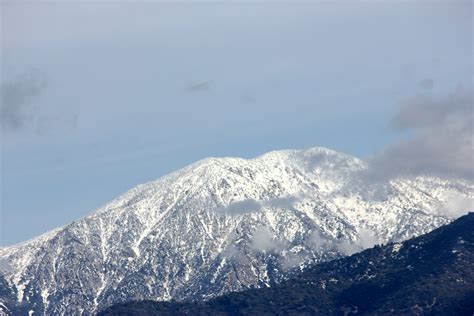 Snow In Big Bear And Arrowhead In The San Bernardino Mountains