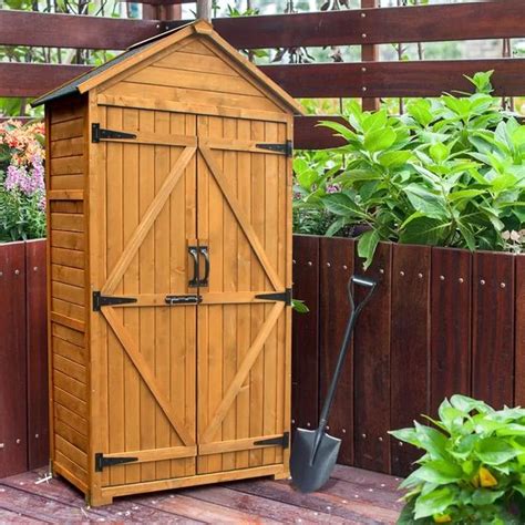 Outdoor 3 Ft W X 2 Ft D Solid Wood Lean To Storage Shed Storage