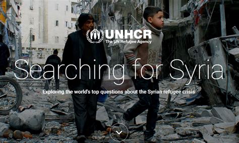 مفوضية اللاجئين وجوجل تطلقان موقعًا يشرح أزمة اللاجئين السوريين عنب بلدي