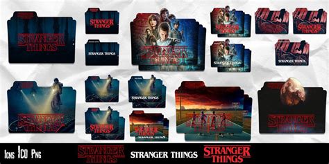 Stranger Things Season Folder Icons By Theiconiclady