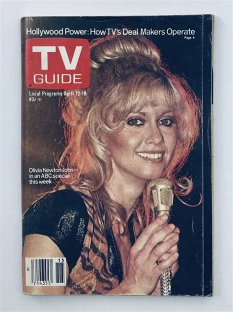 Tv Guide Magazine April 12 1980 Olivia Newton John Ny Metro Ed No
