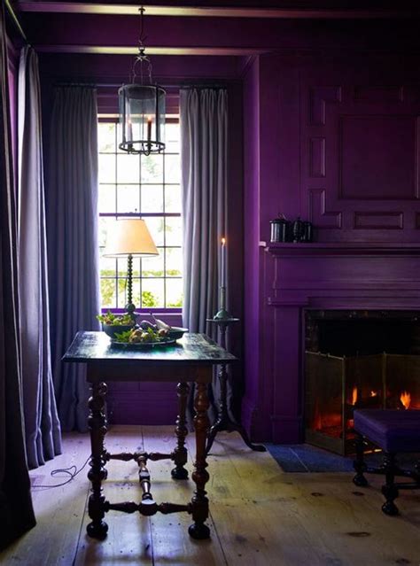 Dipped In Plum Monochromatic Rooms