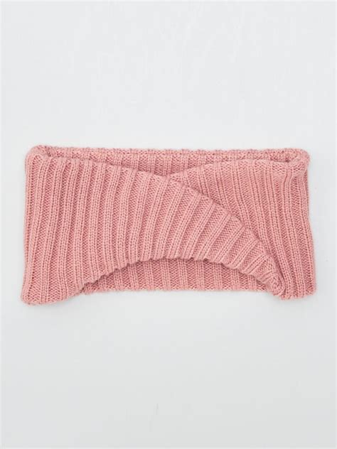 Conjunto De Gorro Braga Manoplas Rosa Kiabi