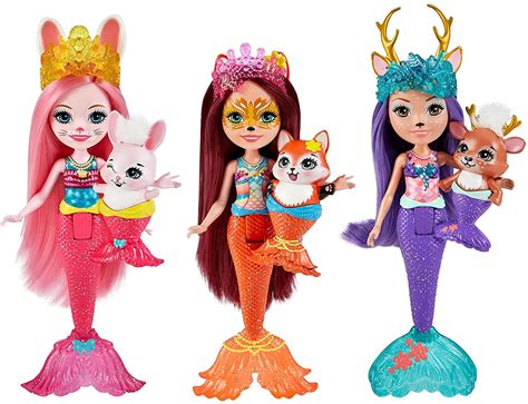 Royal Enchantimals Ocean Kingdom Mermaid And Sea Creatures Dolls