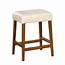 Kilmer Cream Tufted Faux Leather Counter Stool  Pier1