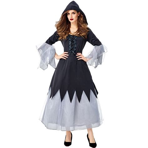 disfraces de bruja sexys para halloween vestido de lujo para fiesta de carnaval reina para