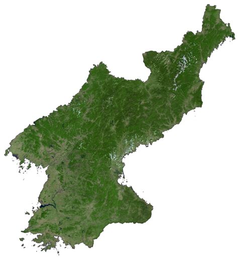 North Korea Map And Satellite Imagery Gis Geography
