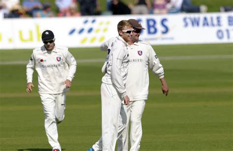 riley rips through surrey kent cricket